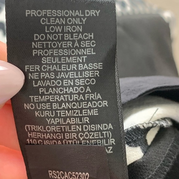 Tibi Black & White Trouser Mini Skirt - Picture 7 of 9